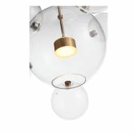 SL1133.213.01 Светильник подвесной ST-Luce Латунь/Прозрачный LED 1*14W - SL1133.213.01 Светильник подвесной ST-Luce Латунь/Прозрачный LED 1*14W