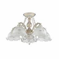 3126/5C COMFI LN16 201 белый с золотой патиной Люстра потолочная E27 5*60W 220V CASETTA - 3126/5C COMFI LN16 201 белый с золотой патиной Люстра потолочная E27 5*60W 220V CASETTA