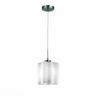SL117.503.01 Светильник подвесной ST-Luce Серебристый/Белый с полосками E27 1*60W - SL117.503.01 Светильник подвесной ST-Luce Серебристый/Белый с полосками E27 1*60W