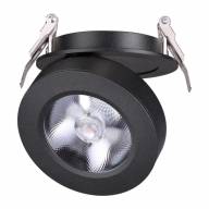 357983 SPOT NT19 260 черный Встраиваемый светильник IP20 LED 3000К 12W 220V GRODA - 357983 SPOT NT19 260 черный Встраиваемый светильник IP20 LED 3000К 12W 220V GRODA