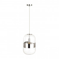 4814/1A PENDANT ODL21 290 прозрачный/хром Подвес E27 1*60W APILE
