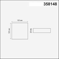 358148 SPOT NT19 271 белый Встраиваемый светильник IP20 LED 4000K 12W 85 - 265V MOON - 358148 SPOT NT19 271 белый Встраиваемый светильник IP20 LED 4000K 12W 85 - 265V MOON