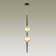 4684/2 PENDANT ODL20 356 черный/янтарный Подвес G9 2*5W 220V LAZIA - 4684/2 PENDANT ODL20 356 черный/янтарный Подвес G9 2*5W 220V LAZIA