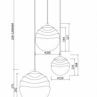 Подвесной светильник Maytoni P074PL-03N - Подвесной светильник Maytoni P074PL-03N
