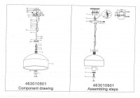 463010901 Клэр 1*60W E27 220 V люстра