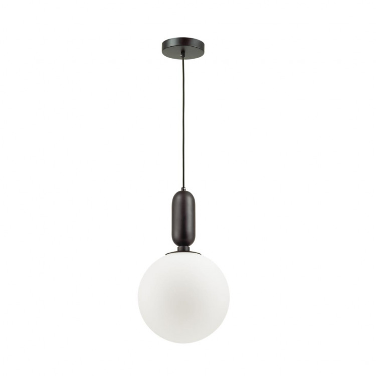 4671/1 PENDANT ODL20 309 черный/белый Подвес E27 1*40W (тип лампы СВЕЧА ) 220V OKIA