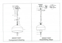 463011001 Клэр 1*60W E27 220 V люстра