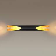 3816/16WL HIGHTECH ODL19 189 черный с золотом/металл Настен.светильник LED 12W 3000К 80х60 WHITNEY - 3816/16WL HIGHTECH ODL19 189 черный с золотом/металл Настен.светильник LED 12W 3000К 80х60 WHITNEY