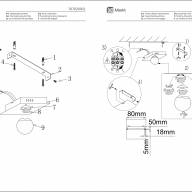 707020302 Каспер 2*5W LED 220 V бра - 707020302 Каспер 2*5W LED 220 V бра