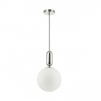 4673/1 PENDANT ODL20 308 хром/белый Подвес E27 1*40W (тип лампы СВЕЧА ) 220V OKIA