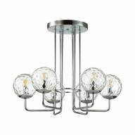4982/6C MODERN ODL22 323 хром/прозрачный/стекло Люстра потолочная E14 6*40W VERASA - 4982/6C MODERN ODL22 323 хром/прозрачный/стекло Люстра потолочная E14 6*40W VERASA