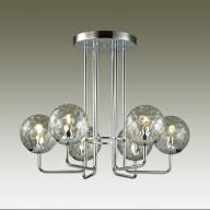 4982/6C MODERN ODL22 323 хром/прозрачный/стекло Люстра потолочная E14 6*40W VERASA - 4982/6C MODERN ODL22 323 хром/прозрачный/стекло Люстра потолочная E14 6*40W VERASA