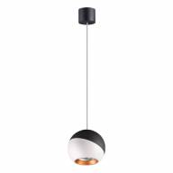358155 OVER NT19 192 черный/белый/золото Подвесной светильник IP20 LED 4000K 6W 220V BALL - 358155 OVER NT19 192 черный/белый/золото Подвесной светильник IP20 LED 4000K 6W 220V BALL