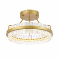 SL383.202.01 Светильник потолочный ST-Luce Матовое золото/Прозрачный LED 1*34W - SL383.202.01 Светильник потолочный ST-Luce Матовое золото/Прозрачный LED 1*34W