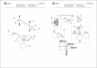 707020402 Каспер 2*5W LED 220 V бра