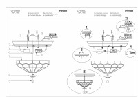 397010403 Маркиз 3*40W E14 220 V люстра IP20
