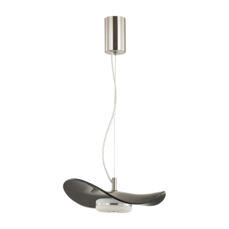 4859/10LA L-VISION ODL_EX21 65 никель/черный/стекло Подвес LED 1*10W 3500K FLUENT