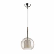 4698/1 PENDANT ODL20 305 хром/дымчатый Подвес E14 1*40W LEVA - 4698/1 PENDANT ODL20 305 хром/дымчатый Подвес E14 1*40W LEVA
