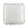 2035/CL PALE SN 080 Светильник пластик/белый/прозрачный LED 30Вт 4000K 280х280 IP43 KAROLA