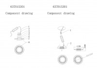 637015301 Круз 1*5W LED 220 V светильник