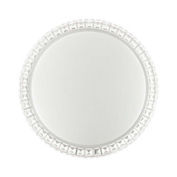 2036/DL PALE SN 081 Светильник пластик/белый/прозрачный LED 48Вт 3000-6000K D400 IP43 пульт ДУ BRISA