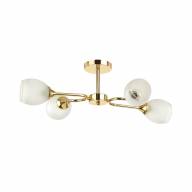 4546/4C COMFI LN21 050 золотой, белый Люстра потолочная E27 4*60W 220V JOLENE - 4546/4C COMFI LN21 050 золотой, белый Люстра потолочная E27 4*60W 220V JOLENE