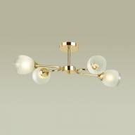 4546/4C COMFI LN21 050 золотой, белый Люстра потолочная E27 4*60W 220V JOLENE - 4546/4C COMFI LN21 050 золотой, белый Люстра потолочная E27 4*60W 220V JOLENE