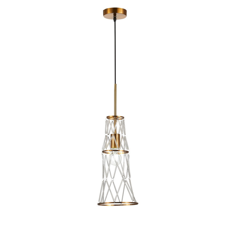 SL1016.203.01 Светильник подвесной ST-Luce Золото/Золото, Прозрачный E27 1*60W