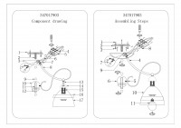 347017903 Фелиция 3*40W E14 220 V люстра