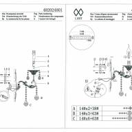 482024801 Селена 1*40W E14 220 V бра - 482024801 Селена 1*40W E14 220 V бра