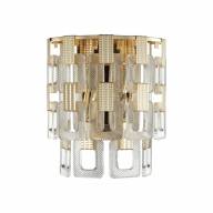 4989/2W HALL ODL22 453 золотой/стекло Бра E14 2*40W BUCKLE - 4989/2W HALL ODL22 453 золотой/стекло Бра E14 2*40W BUCKLE