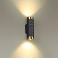 4287/2W HIGHTECH ODL22 263 черный/золотистый/металл Настенный светильник IP20 LED GU10 max 2*10W AD ASTRUM - 4287/2W HIGHTECH ODL22 263 черный/золотистый/металл Настенный светильник IP20 LED GU10 max 2*10W AD ASTRUM