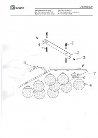 707010809 Каспер 40W LED 220 V светильник