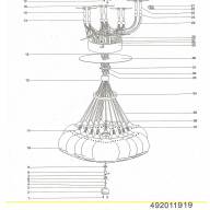 492011919 Котбус 19*3W LED GU10 220 V люстра - 492011919 Котбус 19*3W LED GU10 220 V люстра