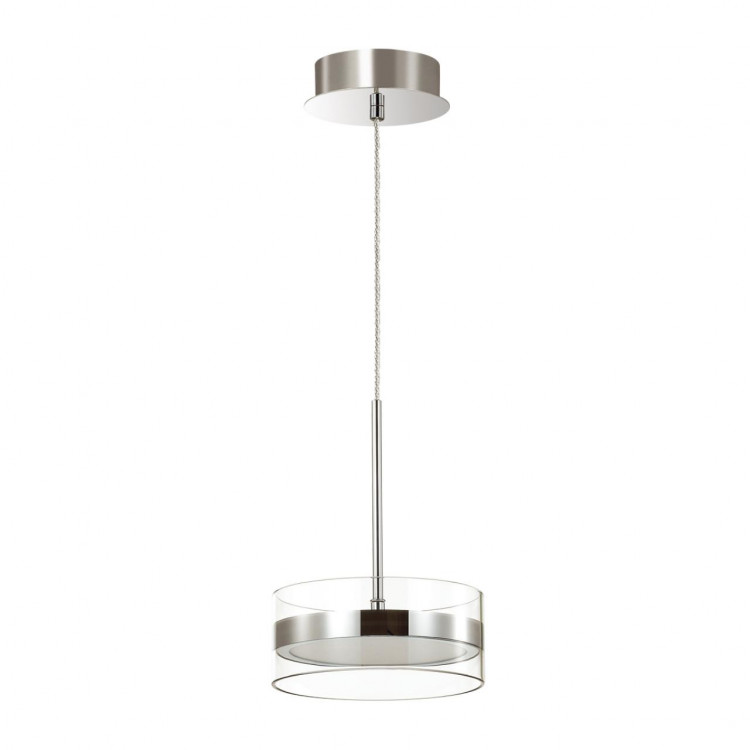 4728/14L L-VISION ODL20 317 хром/прозрачный Подвес LED 4000K 14W 220V AKELA