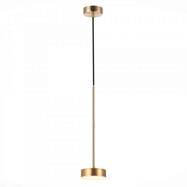 SL6000.303.01 Светильник подвесной ST-Luce Латунь/Латунь LED 1*7W 3000K