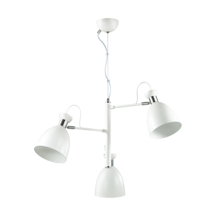 3734/3 MODERNI LN19 104 белый Люстра E27 3*60W 220V KIZZY