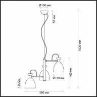 3734/3 MODERNI LN19 104 белый Люстра E27 3*60W 220V KIZZY - 3734/3 MODERNI LN19 104 белый Люстра E27 3*60W 220V KIZZY
