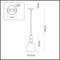 4589/1A SUSPENTIONI LN21 068 золотой Подвес E27 60W 220V GILLIAN - 4589/1A SUSPENTIONI LN21 068 золотой Подвес E27 60W 220V GILLIAN