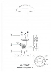 807042301 Меркурий 1*16W LED 220V IP44 светильник