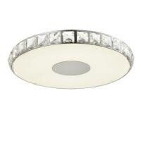 SL821.112.01 Светильник настенно-потолочный ST-Luce Хром/Прозрачный, Белый LED 1*18W 4000K