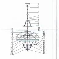 392014025 Фьюжн 20*20 W G4 + 5*3W LED 220 V люстра - 392014025 Фьюжн 20*20 W G4 + 5*3W LED 220 V люстра