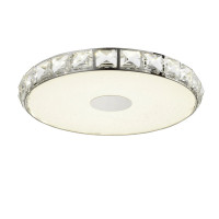 SL821.122.01 Светильник настенно-потолочный ST-Luce Хром/Прозрачный, Белый LED 1*24W 4000K