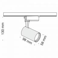 Трековый светильник Technical TR003-1-6W3K-B - Трековый светильник Technical TR003-1-6W3K-B