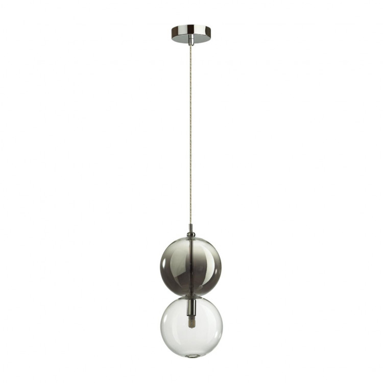 4980/1A PENDANT ODL22 298 хром/дымчатый/стекло Подвес G9 1*40W TWIXY