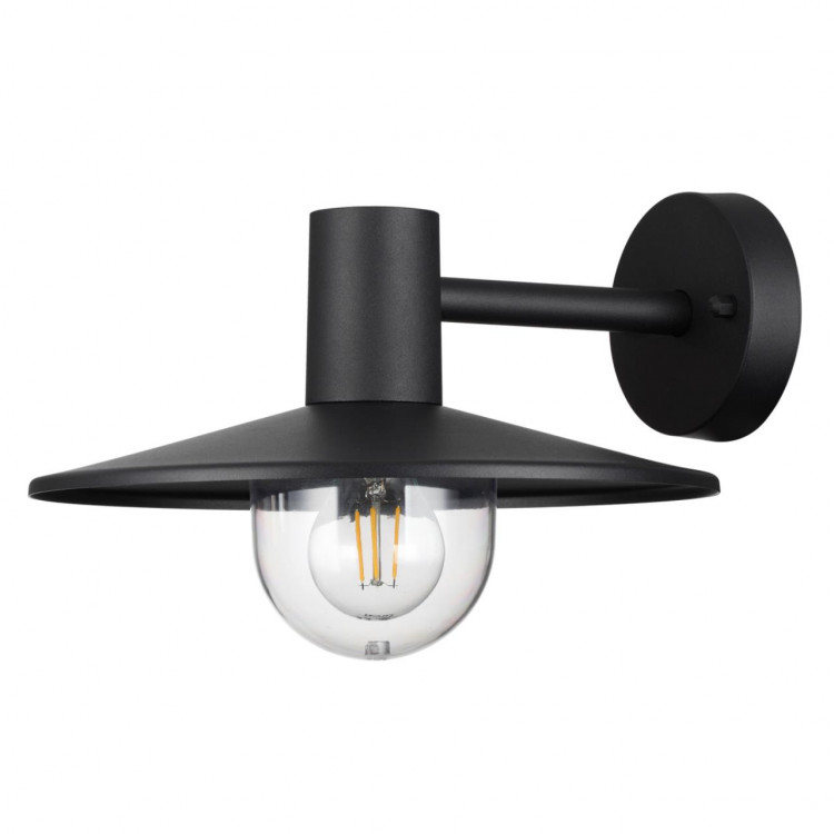 4833/1W NATURE ODL21 573 черный/стекло Ландшафтный настенный светильник E27 1*40W IP44 FURCADIA
