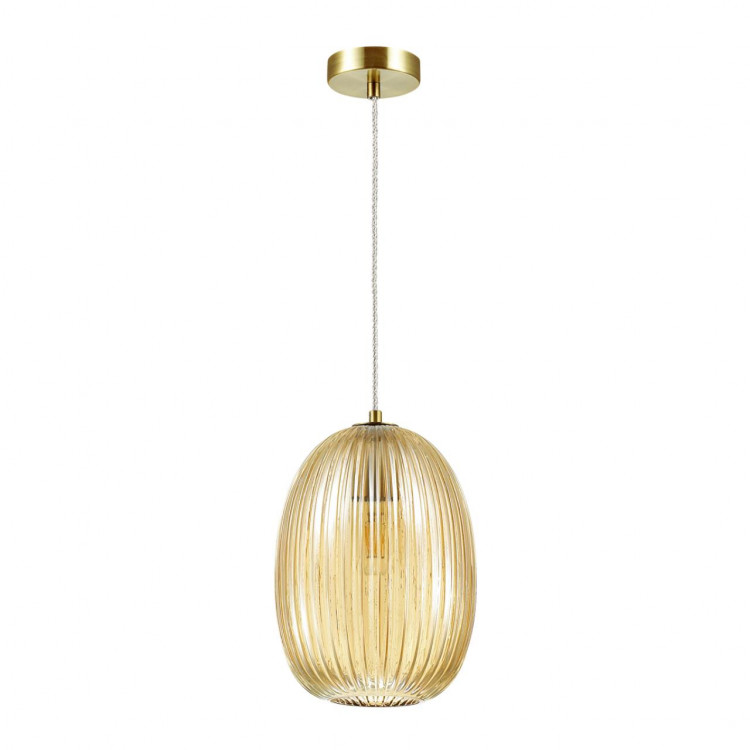 4704/1 PENDANT ODL20 299 янтарный/бронзовый Подвес E27 60W 220V DORI