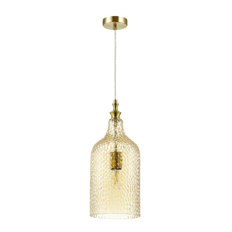 4709/1 PENDANT ODL20 299 янтарный/бронзовый Подвес E27 60W 220V PELO