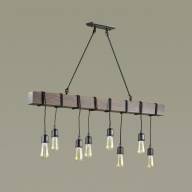 3740/8 LOFTI LN19 165 черный Люстра E27 8*60W 220V KLAUS - 3740/8 LOFTI LN19 165 черный Люстра E27 8*60W 220V KLAUS