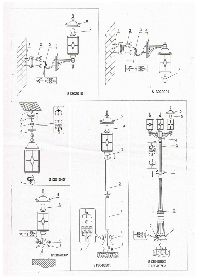 813020101 Бургос 1*95W E27 220 V IP44 светильник